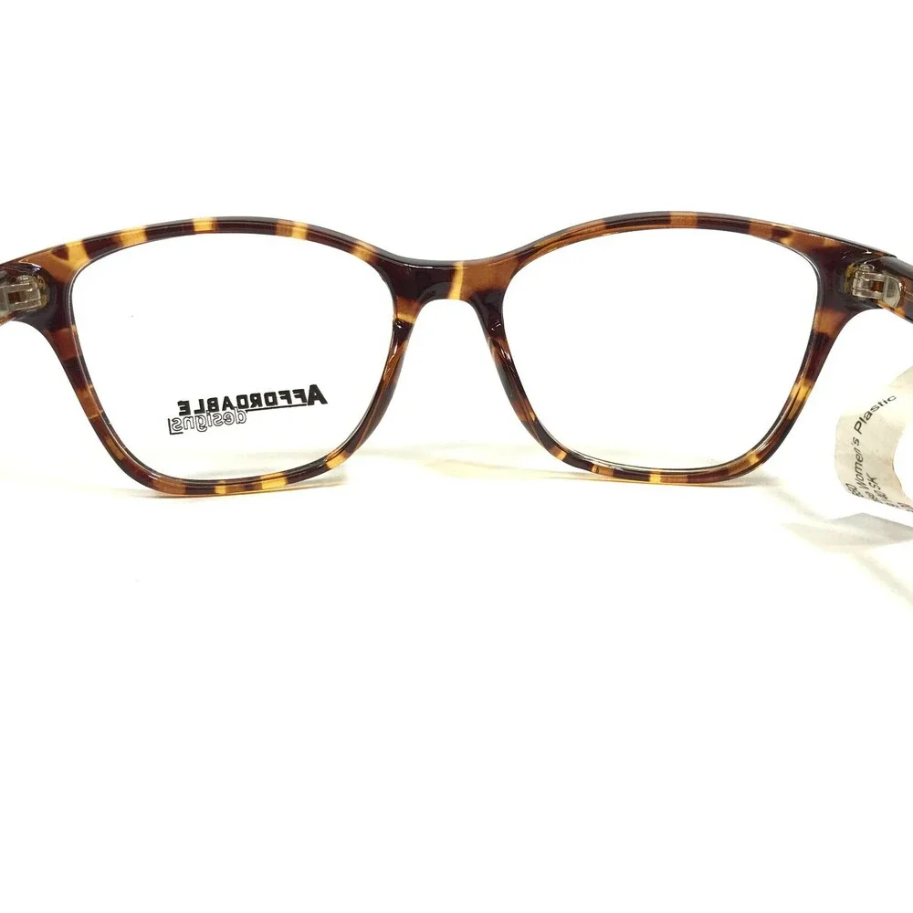 Affordable Designs Eyeglasses Frames DIVA TORTOISE Cat Eye Full Rim 50-19-140